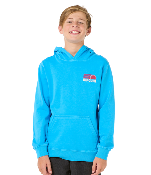 BOY'S SURF REVIVAL HOOD - BLUE PAINT (AGES 12-16)