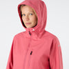 WOMEN'S SARDINIA LONG RAIN JKT - SWEET RASPBERRY