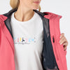 WOMEN'S SARDINIA LONG RAIN JKT - SWEET RASPBERRY
