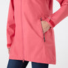 WOMEN'S SARDINIA LONG RAIN JKT - SWEET RASPBERRY