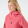 WOMEN'S SARDINIA LONG RAIN JKT - SWEET RASPBERRY