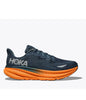 Men’s HOKA Clifton 9 GTX waterproof running shoes in Stormy Skies and Orange