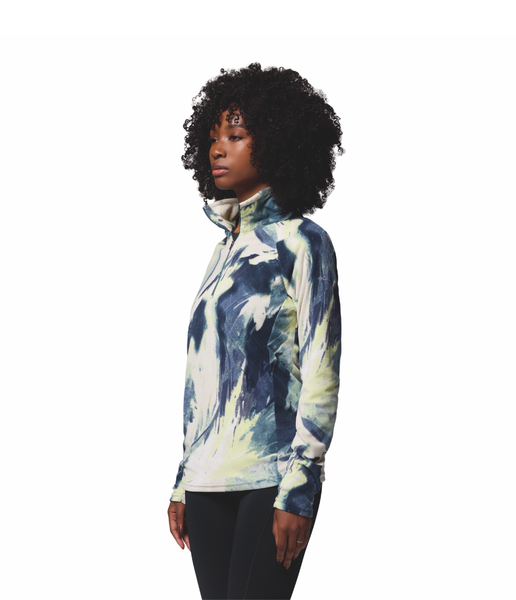 GLACIAL™ IV PRINT 1/2 ZIP WOMEN'S - EVERBLUE SNOWFLIGHT