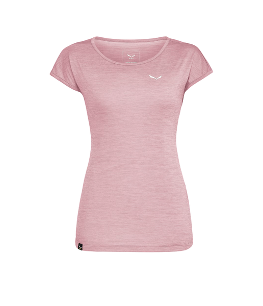 PUEZ MELANGE DRY WOMEN'S SHORT SLEEVE TEE - ZEPHYR MELANGE