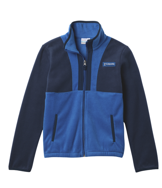 Columbia Back Bowl II Full Zip Fleece in Collegiate Navy – Ages 4 to 8