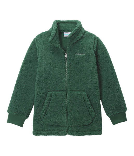 Columbia Boys' Rugged Ridge II Sherpa Fleece Jacket – recycled polyester fleece with cosy hand pockets