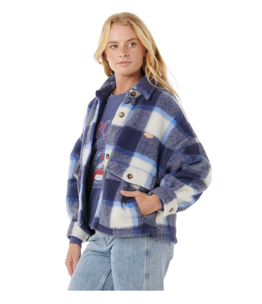 Rip Curl Cala Nights Check Jacket Women’s Blue