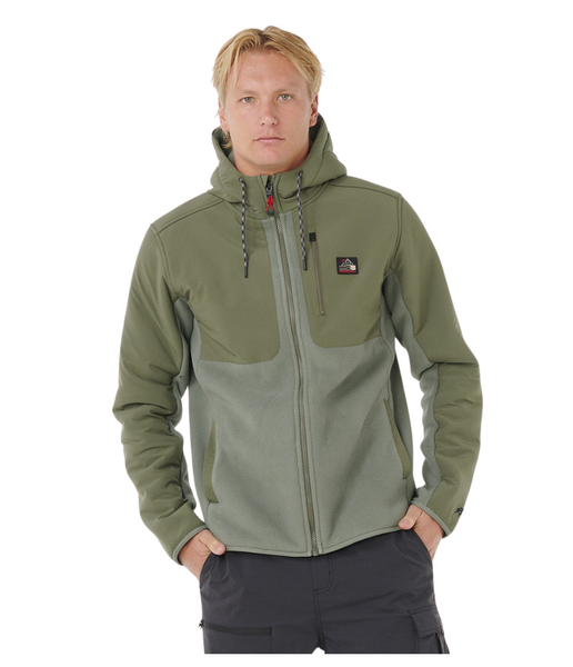 Rip Curl Anti Series Search Zip-Thru Hood Men’s Cactus Green