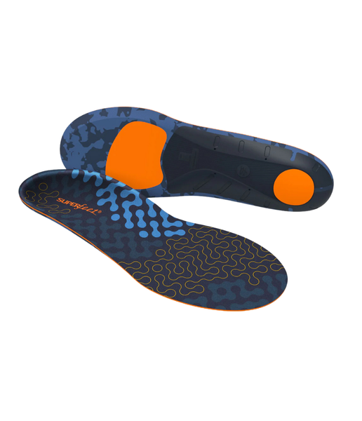 Superfeet Active Cushion Insoles – Medium Arch Support for Running and Walking
