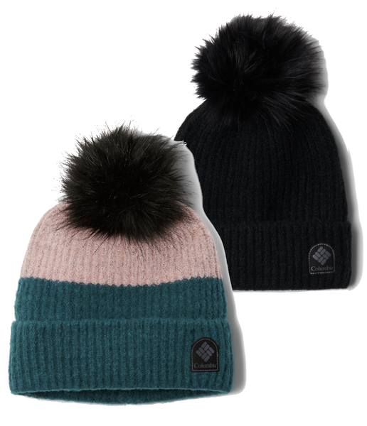 WINTER BLUR POM POM BEANIE