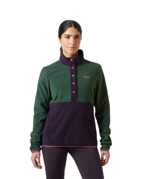 WOMEN'S DAYBREAKER SNAP PULLOVER - BLACK GRAPE
