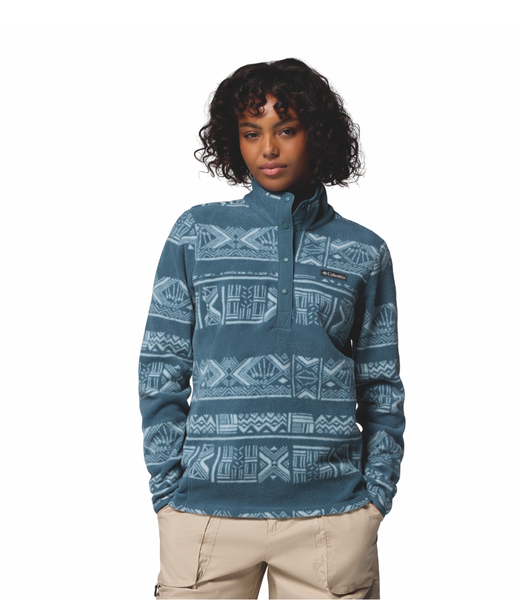 BENTON SPRINGS™ PRINTED 1/2 SNAP WOMEN'S - EVERBLUE DESCHUTES DAYS