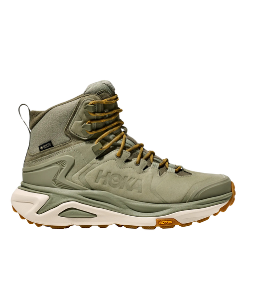 Men’s HOKA Kaha 3 GTX hiking boots in Sea Moss/Oat Milk