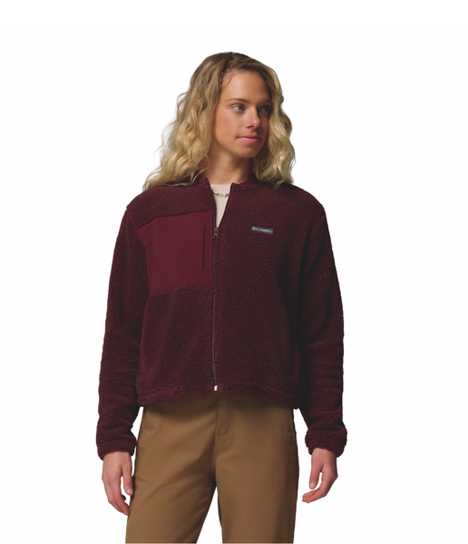 STELLAR PATH™ FLEECE BOMBER FULL ZIP WOMEN'S - RICH WINE
