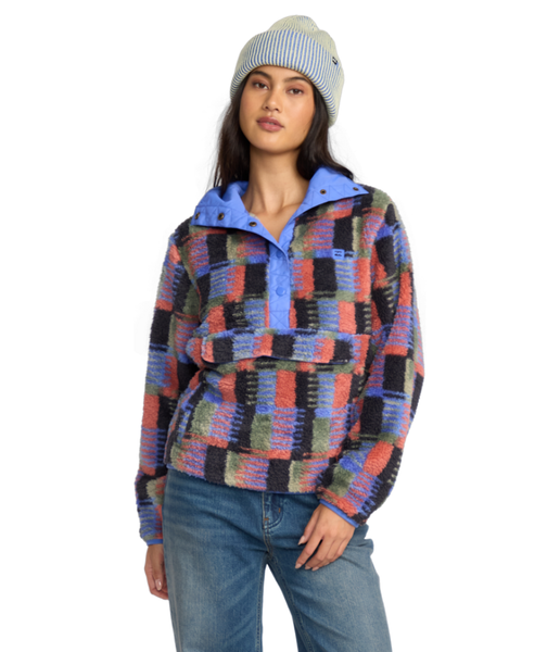 SWITCHBACK PULLOVER WOMEN'S FLEECE - MULTI