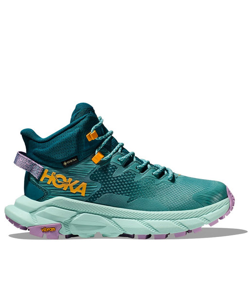 Women’s HOKA Trail Code GTX in Ocean Mist and Sunlit Ocean – waterproof hiking shoe