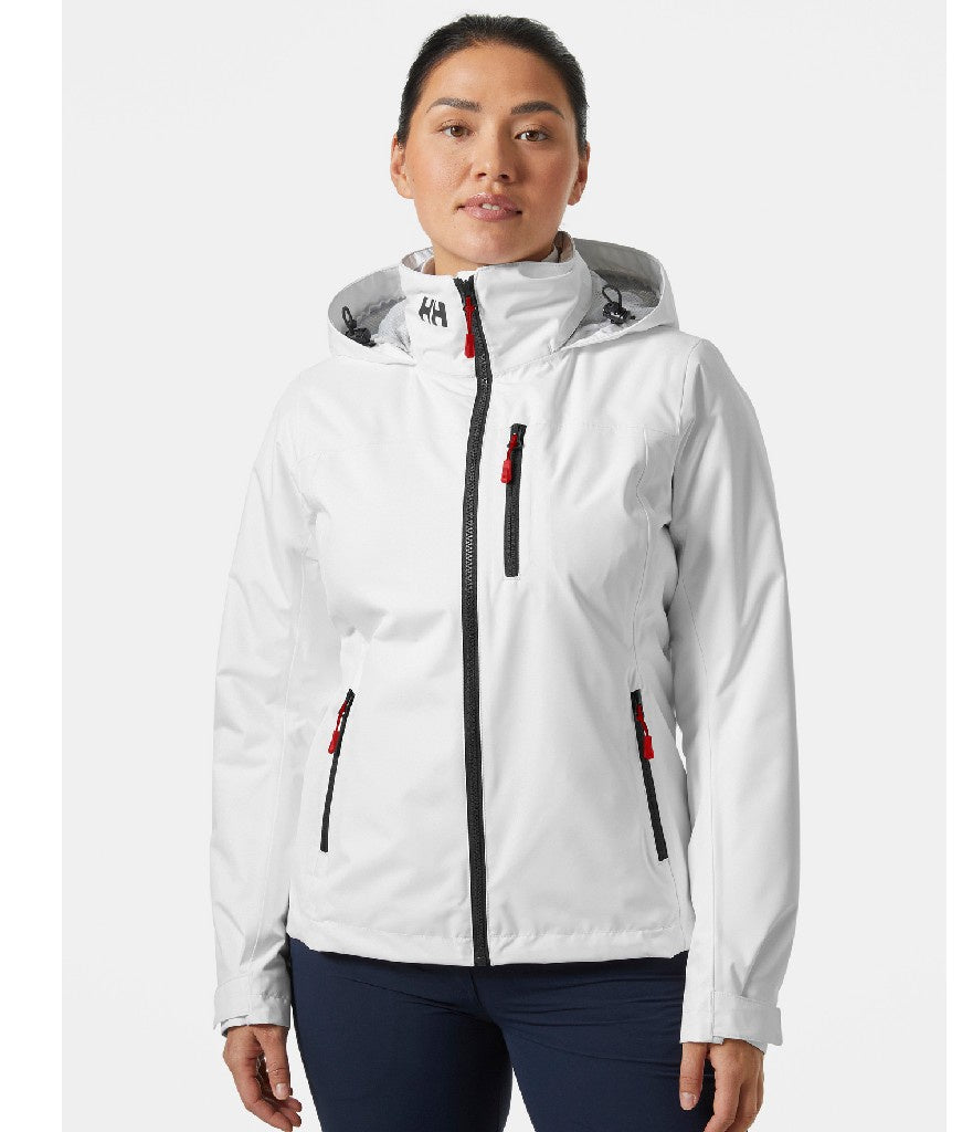 WOMEN'S CREW HOODED MIDLAYER JACKET 2.0 - WHITE