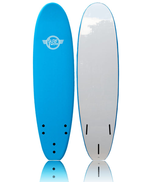 SURFWORX BASE MINI -MAL SOFTBOARD WITH LEASH - THREE GREAT SIZES