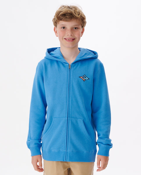 BOY'S COSMIC TIDES ZIPPED HOOD - (AGES 12-16)