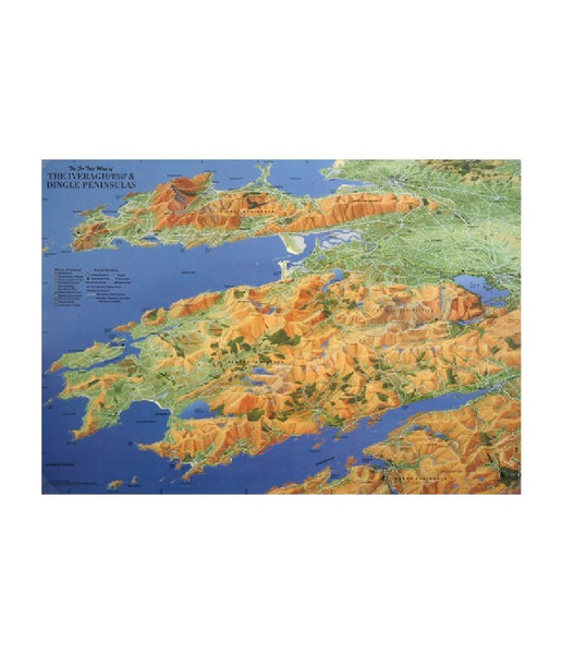 THE FIR TREE AERIAL MAP OF THE IVERAGH AND DINGLE PENINSULA
