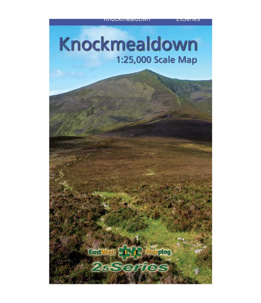 KNOCKMEALDOWN 1:25,000 SCALE MAP - WATERPROOF AND NON-WATERPROOF