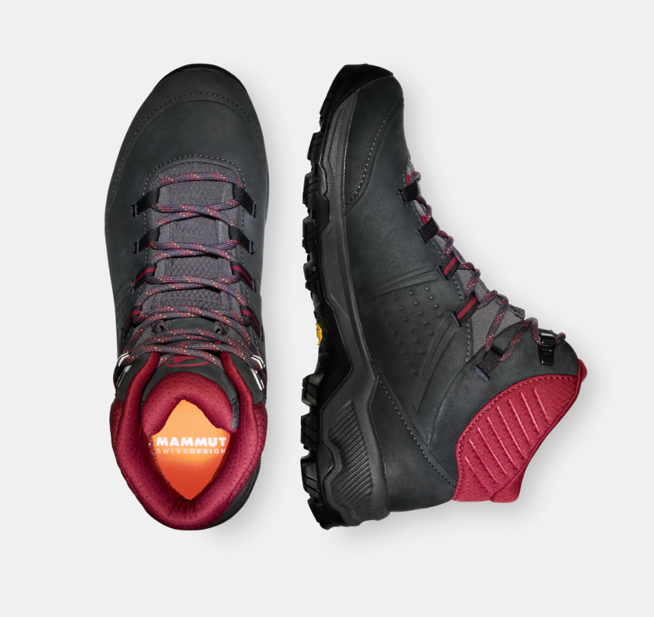 WOMEN'S NOVA IV MID GTX - BLACK/BLOOD RED