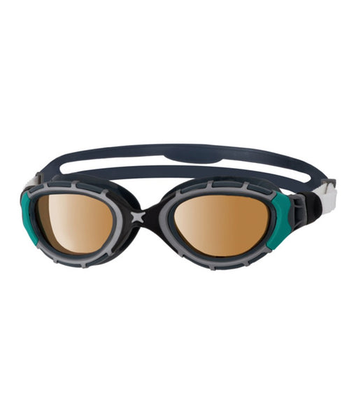 PREDATOR FLEX POLARIZED ULTRA 1.0 -BLACK/GREEN - REGULAR FRAME