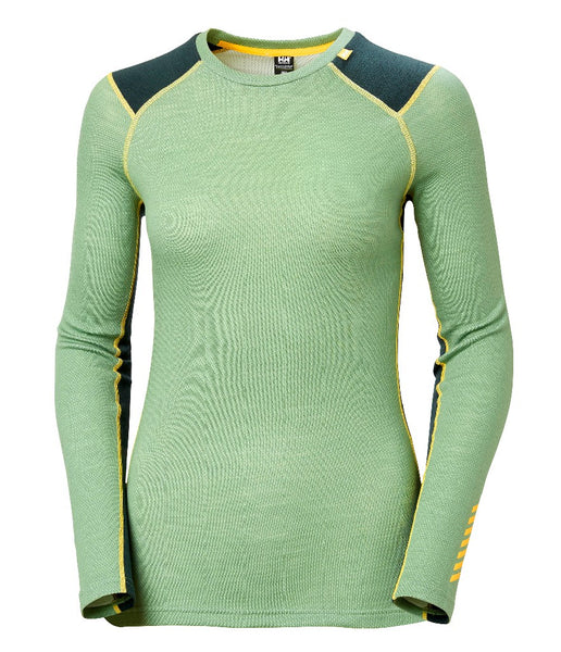 WOMEN'S LIFA MERINO MIDWEIGHT CREW - JADE