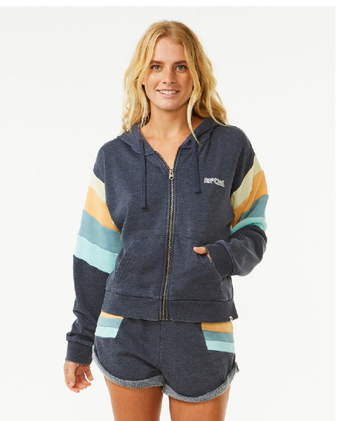 SURF REVIVAL ZIP THRU HOODIE - NAVY