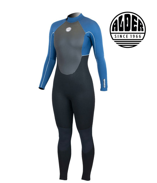 STEALTH WOMEN'S 5/4/3MM WINTER WETSUIT - BLUE