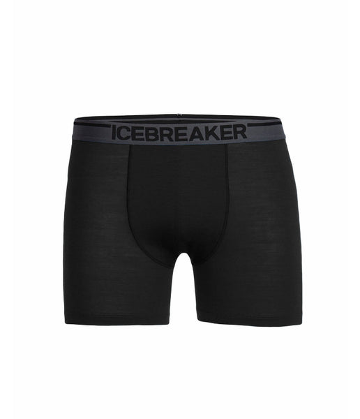 MEN'S ANATOMICA BOXER WITH FLY - BLACK/MONSOON