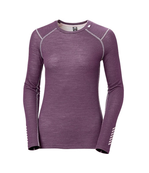 WOMEN'S LIFA MERINO MIDWEIGHT CREW - AMETHYST