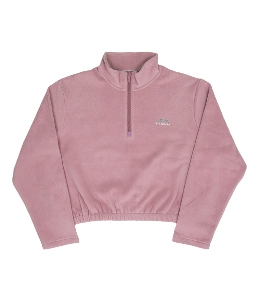 CROPPED FLEECE  - DUSTY PINK