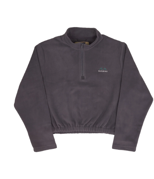 CROPPED FLEECE  - GRAPHITE