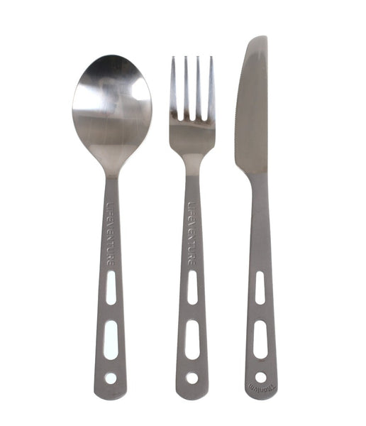 TITANIUM KNIFE, FORK AND SPOON SET