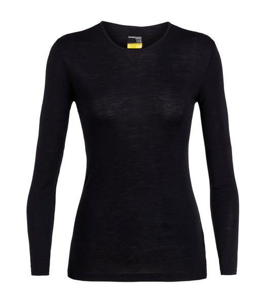 WOMEN'S 175 EVERYDAY LONG SLEEVE CREW - BLACK