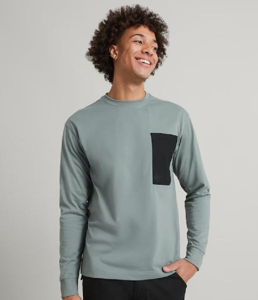 MEN'S VANDER L/S POCKET TEE - GUM TREE