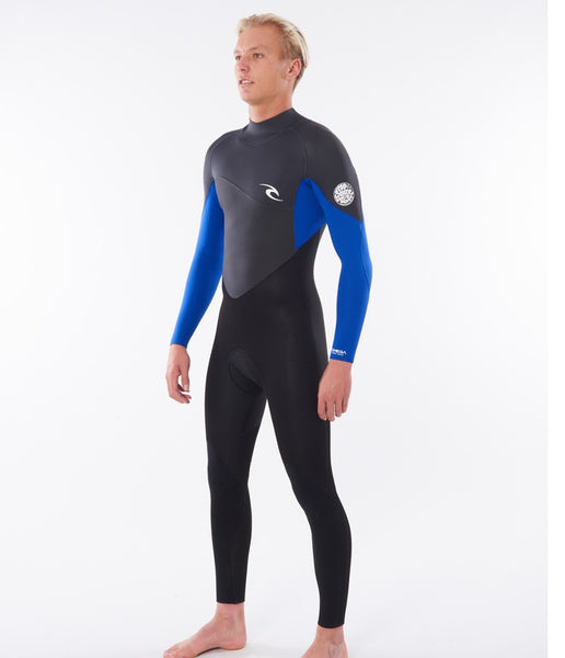 MEN'S OMEGA 53GB BACK ZIP WINTER WETSUIT - BLUE