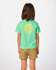 BOY'S WETSUIT ICON TEE - NEON GREEN