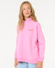 SURF PUFF HOOD-GIRL - HOT PINK (AGES 8 & 10)