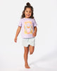 RAINBOW TROPICS ART TEE-GIRL