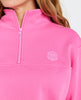 WOMEN'S FORTALEZA HALF ZIP FLEECE - HOT PINK