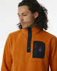 MEN'S SEARCH POLAR FLEECE CREW - ORANGE AMBER