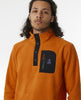 MEN'S SEARCH POLAR FLEECE CREW - ORANGE AMBER