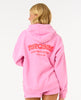 WOMEN'S SURF PUFF HERITAGE HOOD - PINK