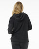 WOMEN'S COSY HOOD - BLACK MARLE