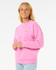 WOMEN'S HIBISCUS DIAMOND HERITAGE CREW - PINK