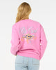 WOMEN'S HIBISCUS DIAMOND HERITAGE CREW - PINK