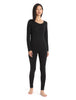 WOMEN'S 200 OASIS LS SCOOP NECK - BLACK