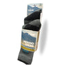 MERINO MIDWEIGHT SOCKS - TWIN PACK - GREY
